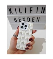 İphone 15 Pro Krem Desen Kılıf Modeli