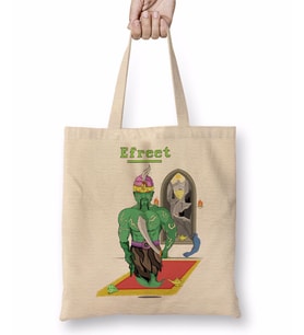 Efreet Djin War Green Faction Bez Çanta Uzun Saplı