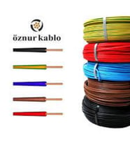 2,5 Nya Kablo % 100 Bakır Mavi Renk 100 m 2,5 Nya