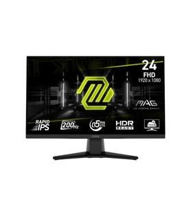Msı 23.8 Mag 242F 1920X1080 (Fhd) 16:9 Flat Rapıd IPS 200HZ 0.5ms Freesync Premıum Gamıng Monıtor