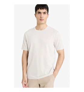 Defacto Slım Fıt Bej Erkek T-Shirt M6608AZ/GR368