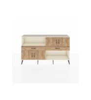 Arges Konsol 3 Raflı 2 Çekmeceli 4 Kapaklı 176x30x99 Aytaşı-Çam