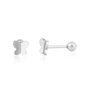 Kelebek Gümüş Piercing