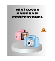 8MP Mini Çocuk Fotoğraf Makinesi – Pembe Ses Kaydı Özellikli -