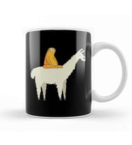 Cute Llama and Sloth Friends Adorable Animals Kupa Bardak Porselen