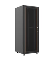AGER 36U 800x800mm Dikili Tip Siyah Kabinet Vega AG-VB36U8080S1 Cam Kapak