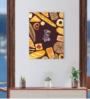 BK Gift Cafe & Bar & Restaurant Konseptli Kanvas Tablo-57