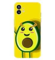 Nothing Phone 2 Kılıf Desenli Silikon Platinium Series Sevimli Avokado 1880