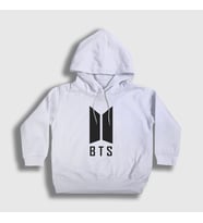 Presmono Unisex Çocuk Beyaz Doors Bts Kapüşonlu Sweatshirt 21964tt (Beyaz)