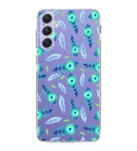 PrintiFy Samsung Galaxy A54 ile Uyumlu Nazar Boncuğu 3 Baskılı Kamera Korumalı Şeffaf Silikon Kılıf