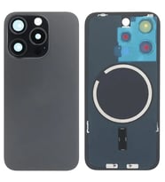 İphone 15 PRO Full Arka Kapak Arka Kemere Lensli (CAM) SİYAH