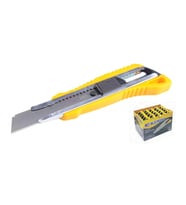 pilelistore Kendo Plastik Maket Bıçağı - Falçata - Otomatik Kilitli