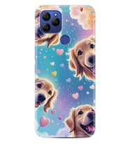 GM 21 Pro Kılıf HD Resim Baskılı Kalp ve Köpek StKd -034