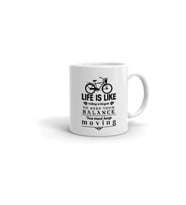 Life Is Like Riding Bicycle Baskılı Kupa