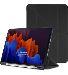 Samsung Galaxy Tab S9 Plus X810 için Kılıf Origami Pencil Siyah [Galaxy Tab S9 Plus X810 ile Uyumlu Kılıf - Siyah]