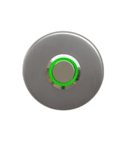 LOCKWAY Z-101Y Paslanmaz Tek Kontak Zil Butonu Yeşil Led