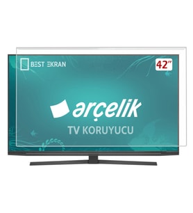 ARÇELİK A42LW9377 TV EKRAN KORUYUCU - Arçelik 42" inç 106 Ekran Tv Şeffaf Koruma paneli