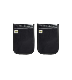 2 Adet Osmanlı Kalın Siyah Banyo Hamam Kesesi 25x17 Cm (Karışık)
