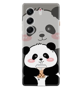 Camon 40 4G Kılıf Boutique Baskılı Resimli Milkshake Panda Pcode -058