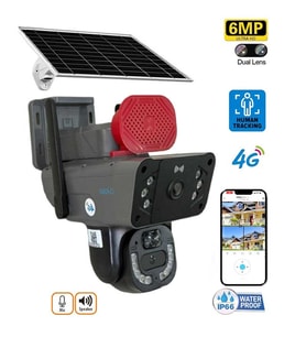 O-KAM 3815 4G Dual Lens Solar PTZ Camera 2 LENS