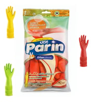 Parin Uzun Konçlu Lateks Bulaşık ve Temizlik Eldiveni, Medium, 1 Çift