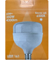 (1 Adet) Osaka 60W (350W) Beyaz Işık E27 Duylu (Kalın Duy) Led Torch Ampul