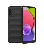 Samsung Galaxy A03s Kılıf Optimum Silikon - Siyah