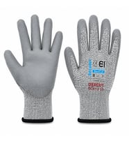 10 ADET ZEBRA NO 8 SMALL KESİLME DİRENÇLİ NİTRİL İŞÇİ ELDİVEN BANDI (5680)