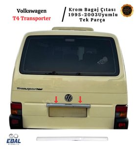 VW T4 Transporter Krom Bagaj Çıtası 1995-2003 P. Çelik