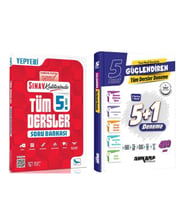 Sınav Yayınları 5.Sınıf Tüm Dersler Soru Bankası ve Ankara Yayıncılık Deneme Seti 2 Kitap