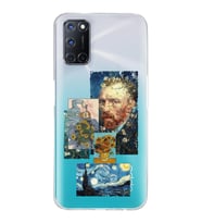 Oppo A52/A72/A92 Uyumlu Van Gogh ve Sanatsal Tablolar Tasarımlı Şeffaf Telefon Kılıfı