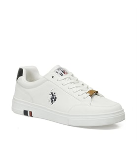 U.S.POLO ASSN. 5W NORM 5PR ERKEK SPOR AYAKKABI BEYAZ 40-45 Beyaz