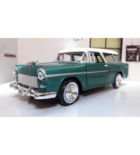 MotorMax 1955 Chevrolet Bel Air Nomad 1/24 Yeşil Model Araba