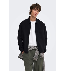 Only & Sons ONSWILL Erkek Fermuarlı Overshirt Gömlek Regular Fit Günlük Şık