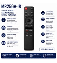 LG MR25GA-IR Air Mouse Ses Komutsuz Kumanda