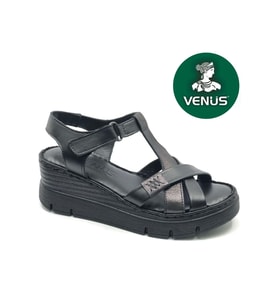 Venüs Boobril Hakiki Deri Comfort Ortopedik Kadın Sandalet