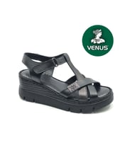 Venüs Boobril Hakiki Deri Comfort Ortopedik Kadın Sandalet