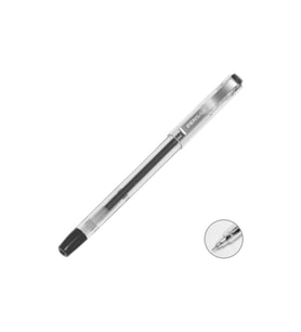 Pensan Tükenmez Kalem My-King Jel Metal Klips 0.5 MM Siyah (12'Li Paket)