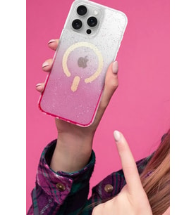 Newface Apple iPhone 15 Pro Max Pummel Shiny Magsafe Kapak - Pembe