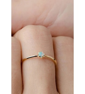 BAKÜ OPAL TEKTAŞ YÜZÜK - AK594