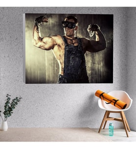 Sporcu Adam Kanvas Tablo