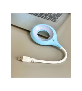 Taşınabilir USB LED Masa Lambası, enerji tasarruflu ve şık tasarım (Krem)