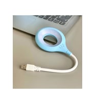 Taşınabilir USB LED Masa Lambası, enerji tasarruflu ve şık tasarım (Krem)