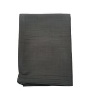 Keten Kumaş Çizgi Masa Örtüsü 160*220 Cm Siyah