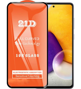 Samsung Uyumlu A72 Ekran Koruyucu 21d Kırılmaz Cam