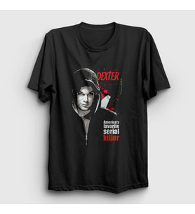 Presmono Unisex Siyah Killer Dexter T-Shirt 188568tt