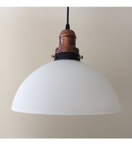 Mat Bakır Tekli Opal Sarkıt Avize 28 Cm (374932234)