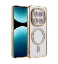 Redmi Note 15 Pro Plus 5G Joke Simli Magneticsafe Kılıf - Gold