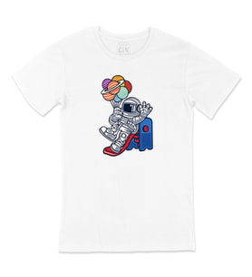 Balonlu Astronot Tişört