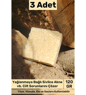 #bitkiselsabun %100 Doğal Güzel Kokulu El Yüz Saç Vücut Orijinal Bitkisel Pirinç Sabun 120g - 3 Adet